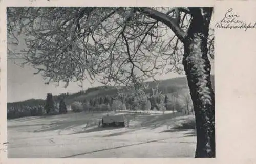 Frohes Weihnachtsfest Winterlandschaft