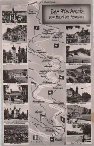 Rhein - Hochrhein - u.a. Säckingen - ca. 1960