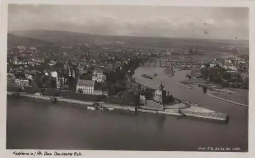 Koblenz - Das Deutsche Eck - ca. 1940