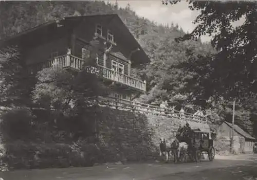 Schwarzburg - Postkutsche v. Schweizerhaus - 1968