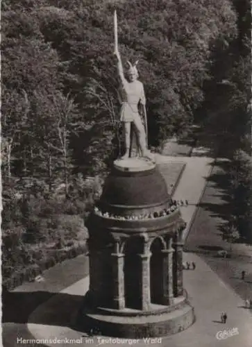 Hermannsdenkmal bei Hiddesen - Teutoburger Wald - 1962