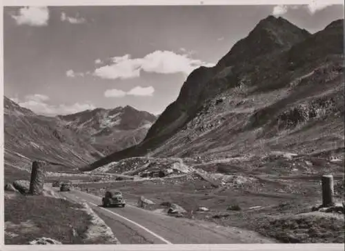 Schweiz - Schweiz - Julierpass - Römersäulen - ca. 1965