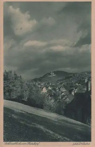 Wernigerode - Schlossblick vom Ratskopf - ca. 1950