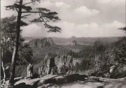 Sächsische Schweiz - Blick vom Carolafelsen - 1979