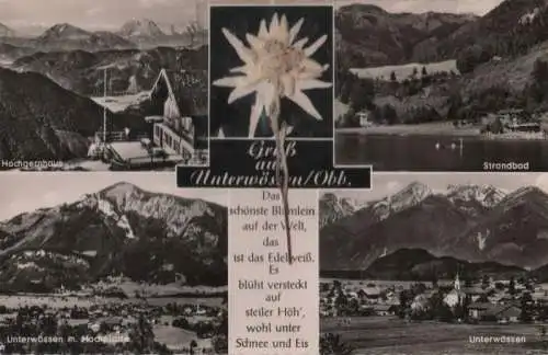 Unterwössen - u.a. mit Hochplatte - 1961