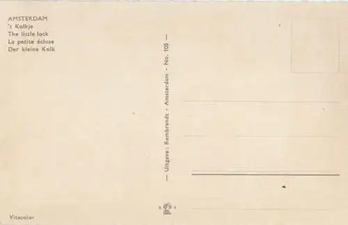 Niederlande - Amsterdam - Niederlande - Der kleine Kolk