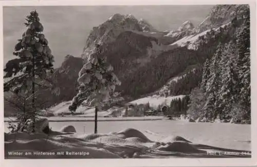 Hintersee - mit Reiteralpe im Winter - ca. 1960