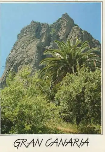 Spanien - Gran Canaria - Spanien - hoher Felsen