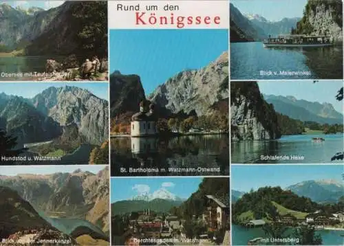 Königssee - u.a. Schlafende Hexe - ca. 1985