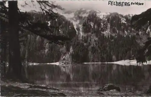 Feldberg / Schwarzwald - Feldsee mit Seebuck im Frühjahr - 1960