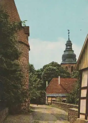 Bad Salzuflen - Turmstraße mit Katzenturm - ca. 1975