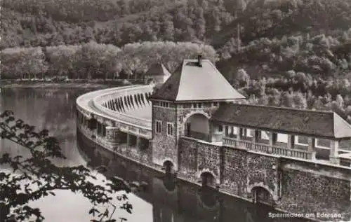 Sperrmauer am Edersee - ca. 60er