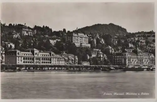 Schweiz - Schweiz - Luzern - Kursaal, Montana und Palace - ca. 1955