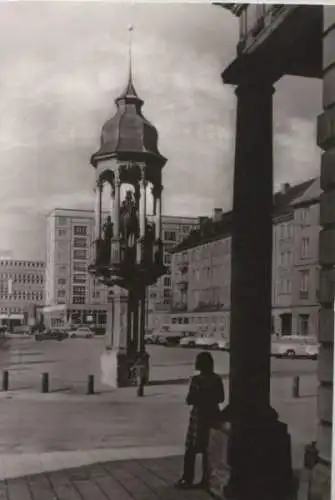 Magdeburg - Alter Markt, Magdeburger Reiter - 1987