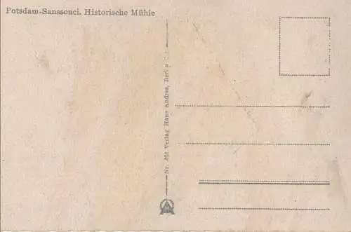 Potsdam, Sanssouci - Historische Mühle