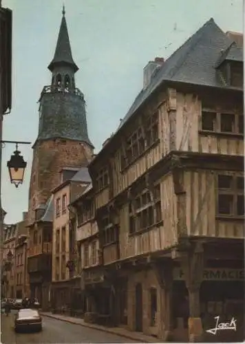 Frankreich - Frankreich - Dinan - La rue de la horloge - ca. 1990