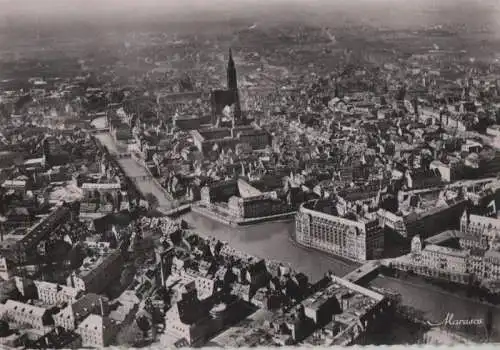 Frankreich - Frankreich - Strasbourg - Vue aerienne - ca. 1960