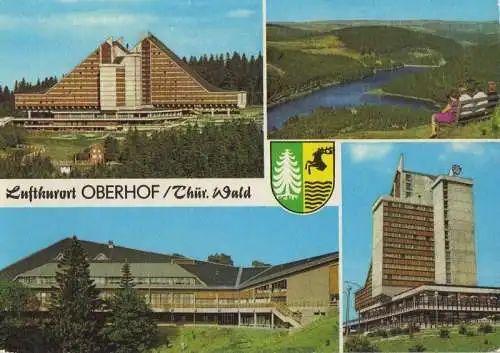 Oberhof - u.a. Großgaststätte Oberer Hof - ca. 1980