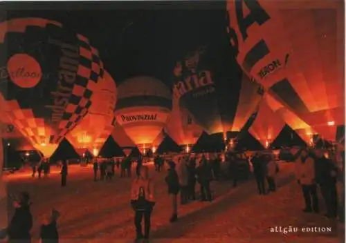 Allgäu - Heißluftballone befeuert