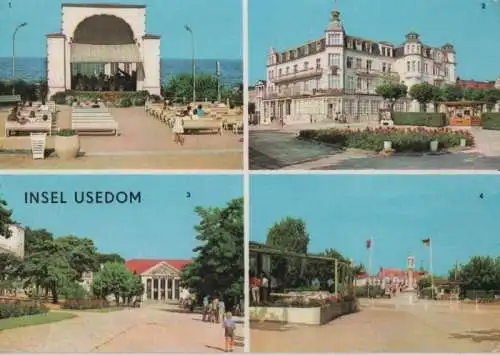 Usedom - u.a. Bansin, Konzertpavillon - ca. 1970