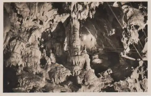 Giengen - Charlottenhöhle - Kanzelredner - ca. 1955