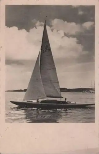 Segelboot - ca. 1955