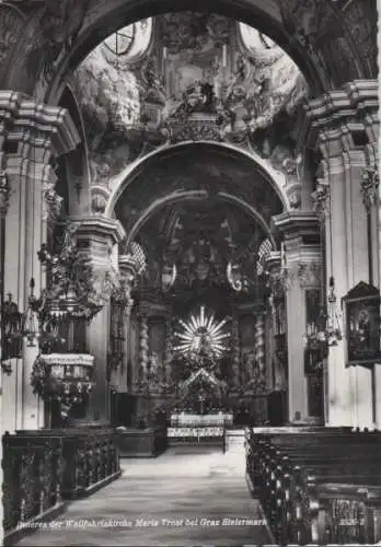 Österreich - Österreich - Graz - Wallfahrtskirche Maria Trost, innen - ca. 1960