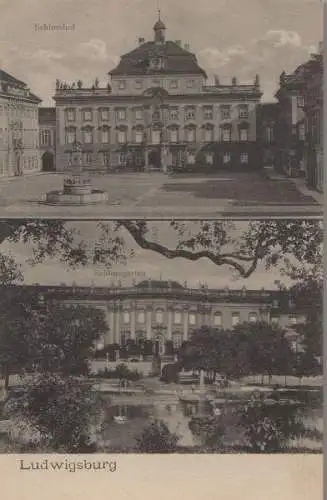 Ludwigsburg - Schlosshof, Schlossgarten - ca. 1930