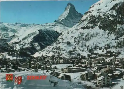 Schweiz - Schweiz - Zermatt - mit Matterhorn - 1985