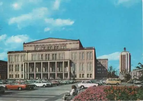 Leipzig - Opernhaus am Karl-Marx-Platz - 1979