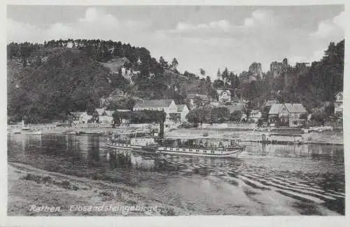 Hohnstein-Rathewalde - mit Dampfer