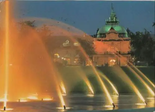 Bad Oeynhausen - Wasserspiele und Kurhaus - 1986