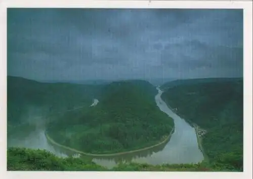 Saar - Saarschleif, Blick von Cloef - ca. 1985