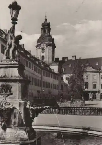 Rudolstadt - Schloß Heidecksburg, Schloßhof - 1975