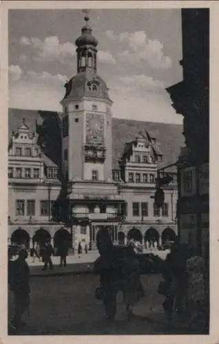 Leipzig - Platz des Friedens und Altes Rathaus - 1960