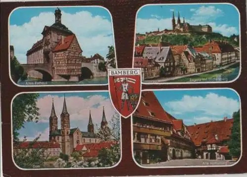 Bamberg - u.a. Regnitz mit Michelsberg - 1988