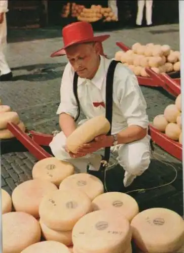 Niederlande - Niederlande - Alkmaar - Kaasmarkt - ca. 1980