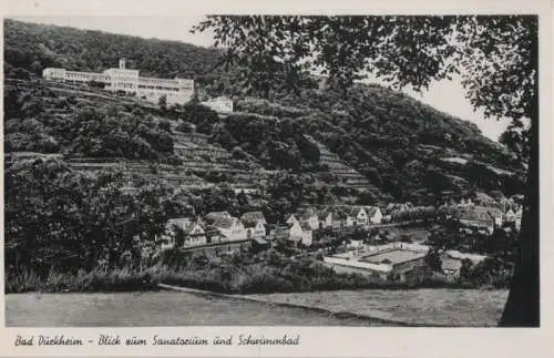 Bad Dürkheim - Blick zum Schwimmbad