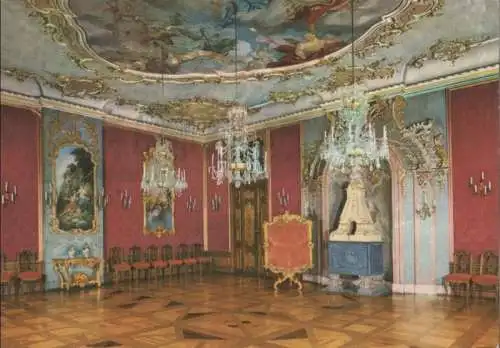 Rudolstadt - Heidecksburg, Roter Saal - 1987