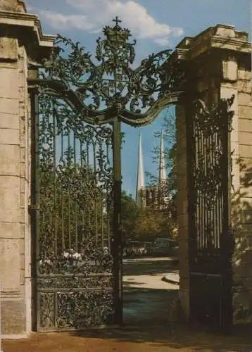 Würzburg - Blick durch Tor zur Residenz - 1980