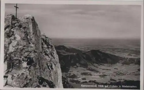 Kampenwand - Blick auf Nieder- und Hohenaschau - 1940