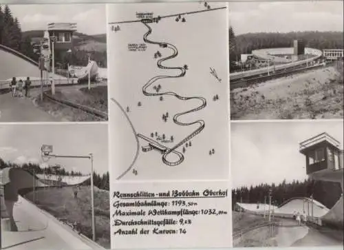 Oberhof - Rennschlitten- und Bobbahn - 1981