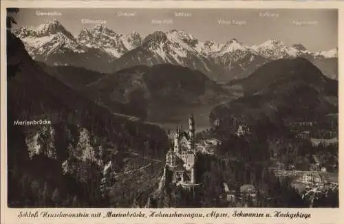 Schwangau Neuschwanstein - ca. 1955