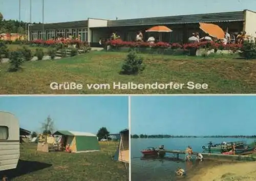 Halbendorfer See - u.a. Campingplatz - 1988