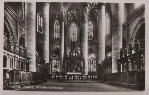 Schwäbisch Gmünd - Münster, Hochaltar - ca. 1950