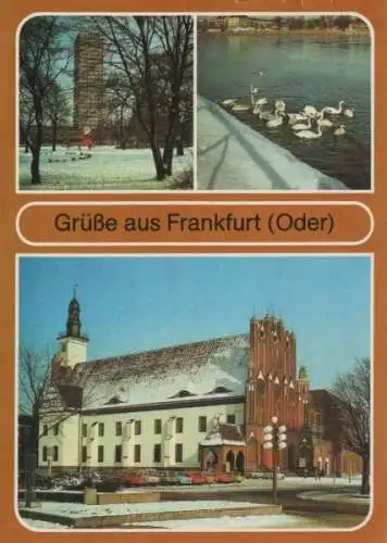 Frankfurt Oder - u.a. Rathaus - 1988