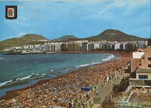 Spanien - Las Palmas - Playa de las Canteras - Spanien - voller Strad