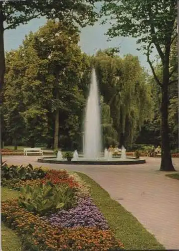 Bad Mergentheim - Springbrunnen im Kurpark - 1968