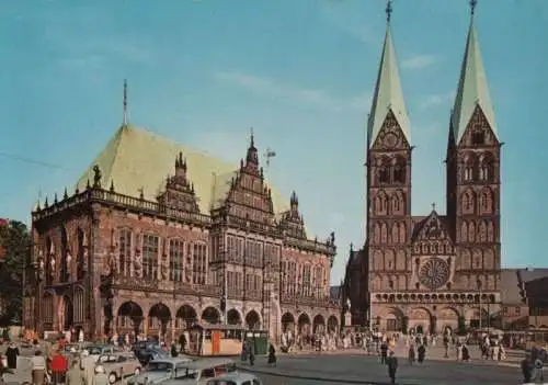 Bremen - Rathaus und Dom - 1961