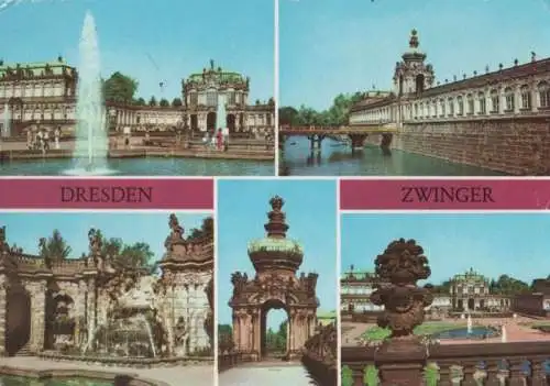 Dresden - Zwinger, u.a. Kronentor - 1980